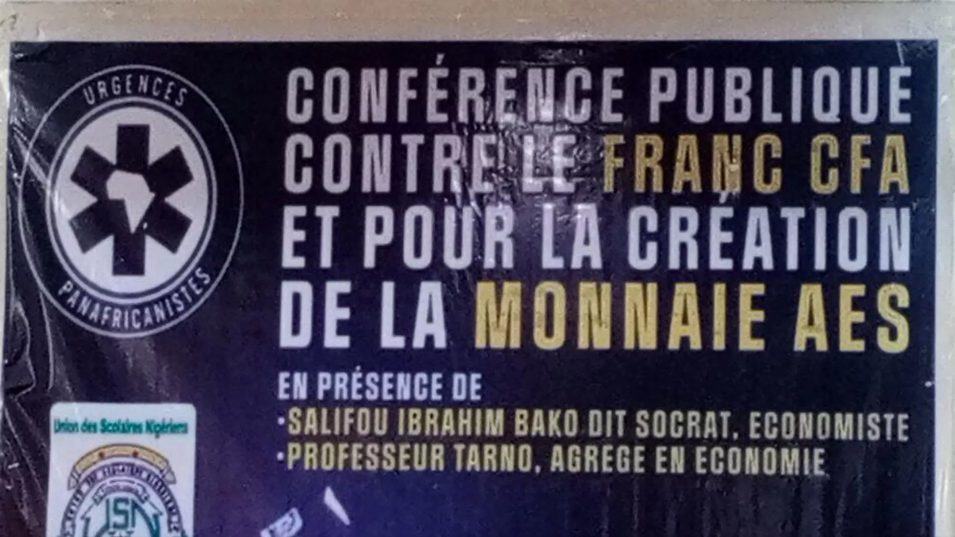 "Franc CFA monnaie de servitude": une conférence pour la création de la monnaie AES au Niger